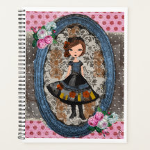 The Violet Paper Doll: A Tale of Plum & Petals