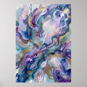 The Violet Wave of Spirit Healing Wall Art