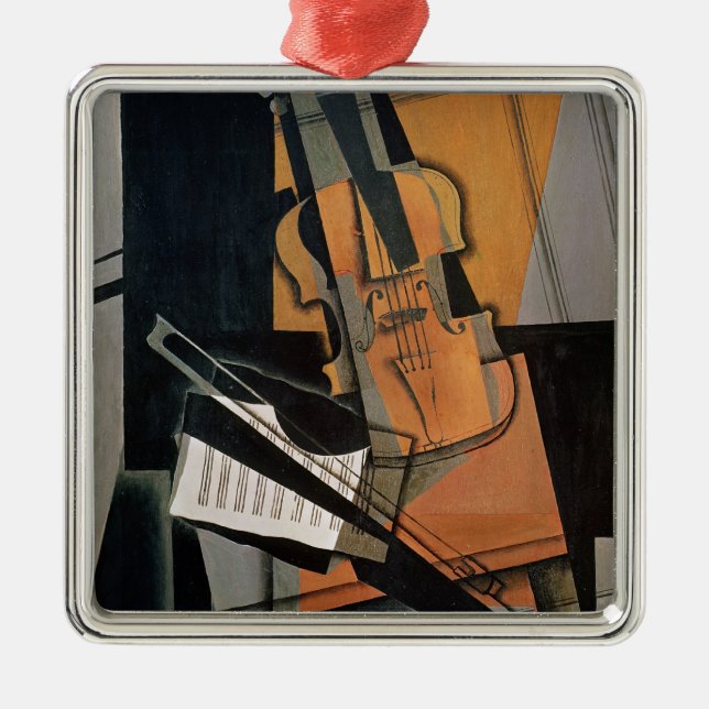 The Violin, 1916 Metal Tree Decoration (Front)