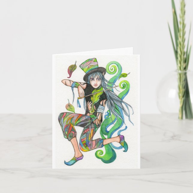 The Violin Player Card (Front)