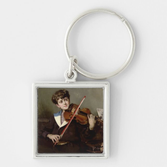 The Violinist Key Ring (Front)
