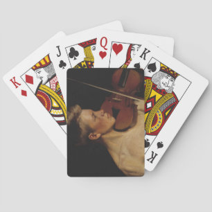 The Violinist (Male Musician) (by Pekka Halonen) Playing Cards
