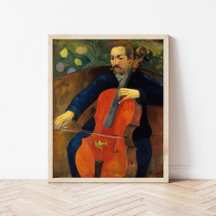 The Violoncellist Schneklud | Paul Gauguin