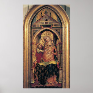 The Virgin and Child, 1372 Poster