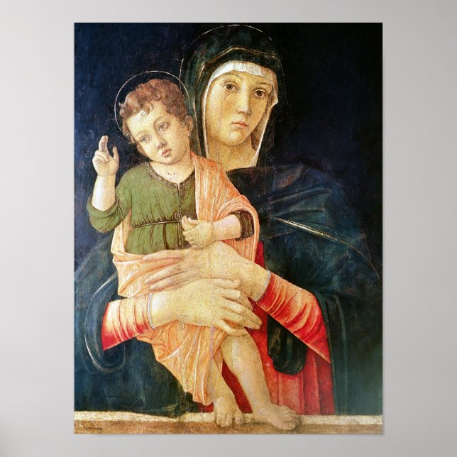 The Virgin and Child Blessing, 1460-70 Poster (Front)