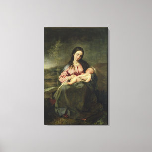 The Virgin and Child Canvas Print