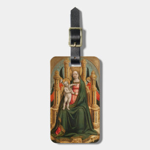“The Virgin and Child” custom luggage tag
