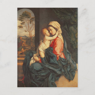 The Virgin and Child Embracing Postcard