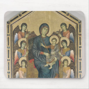 The Virgin and Child in Majesty Mouse Mat