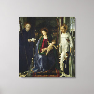 The Virgin and Child (oil) Canvas Print
