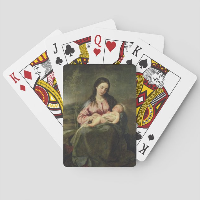 The Virgin and Child Playing Cards (Back)