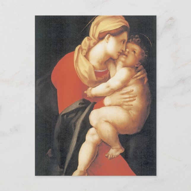The Virgin and Child Postcard (Front)