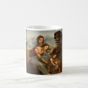 The Virgin and Child Saint Anne Leonardo da Vinci Coffee Mug