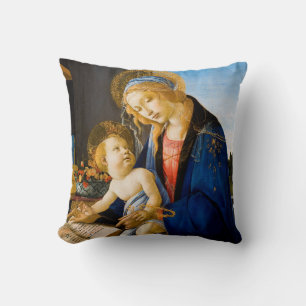 The Virgin and Child, Sandro Botticelli Cushion