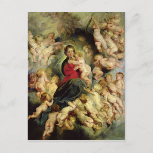 The Virgin and Child surrounded Postcard