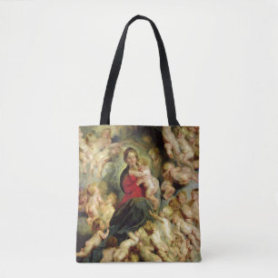The Virgin and Child surrounded Tote Bag