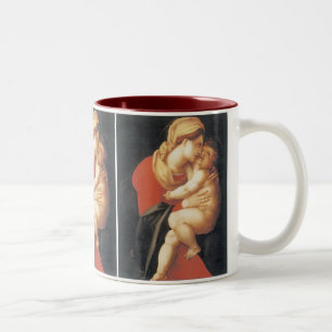 The Virgin and Child Two-Tone Coffee Mug