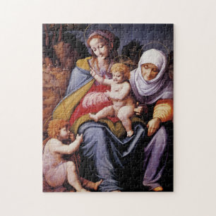 The Virgin and Child with Saint Elizabeth Jigsaw Puzzle