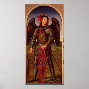 The Virgin and Child with SS. Raphael and Poster