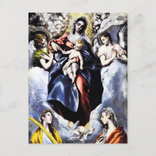 The Virgin and Child with St. Martina Postcard
