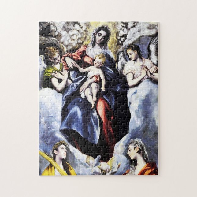 The Virgin and Child with St. Martina Puzzle (Vertical)