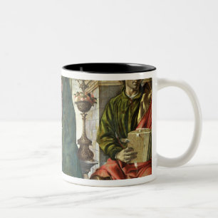 The Virgin and Saints, 1474 Two-Tone Coffee Mug