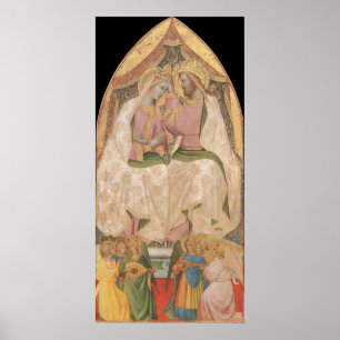 The Virgin & Angels - Agnolo Gaddi Fine Art Poster