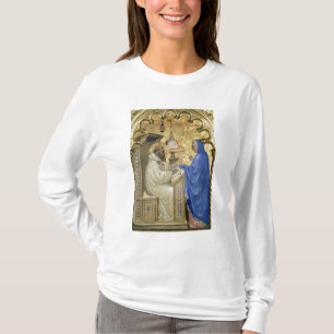 The Virgin appearing to St. Bernard, detail from a T-Shirt