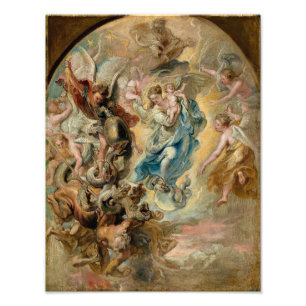 The Virgin as Woman of the Apocalypse   Rubens   Photo Print