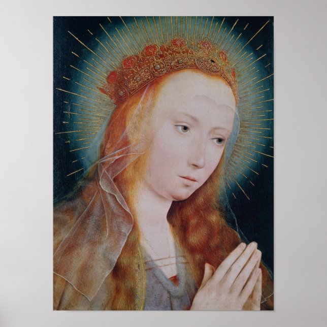 The Virgin at Prayer Poster (Front)