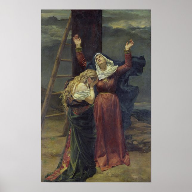 The Virgin at the Foot of the Cross Poster (Front)