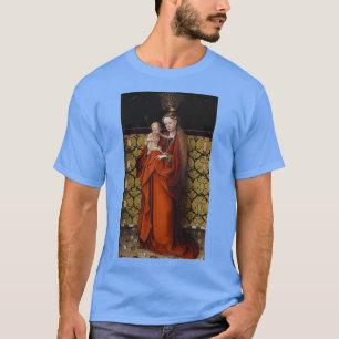 The Virgin Crowned by Angels by Stefan Lochner T-Shirt
