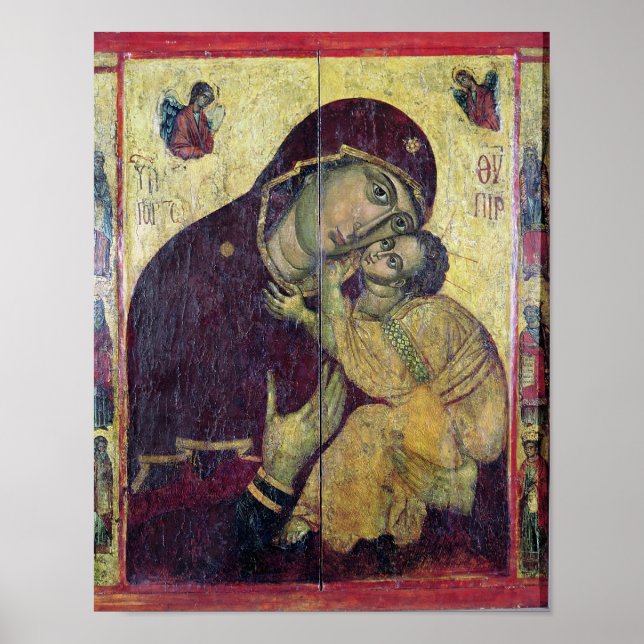 The Virgin Eleousa, from Nessebar Poster (Front)