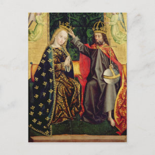 The Virgin Enthroned, from the Dome Altar, 1499 Postcard