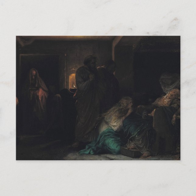 The Virgin Fainting, 1856 Postcard (Front)