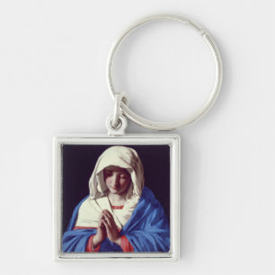 The Virgin in Prayer, 1640-50 (oil on canvas) Key Ring