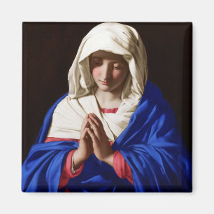 The Virgin in Prayer, Sassoferrato Magnet