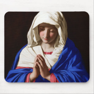 The Virgin in Prayer, Sassoferrato Mouse Mat