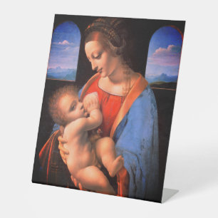 The Virgin Mary Breastfeeding The Christ Child-324 Pedestal Sign