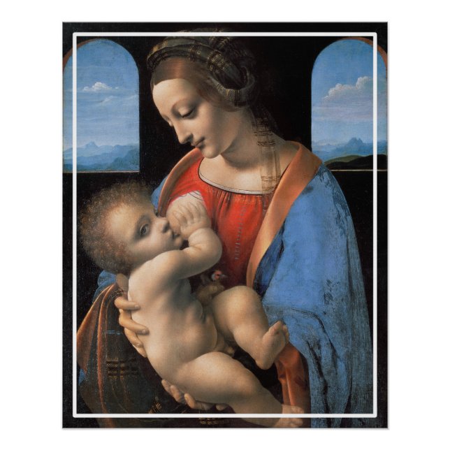 The Virgin Mary Breastfeeding The Christ Child-324 Poster (Front)