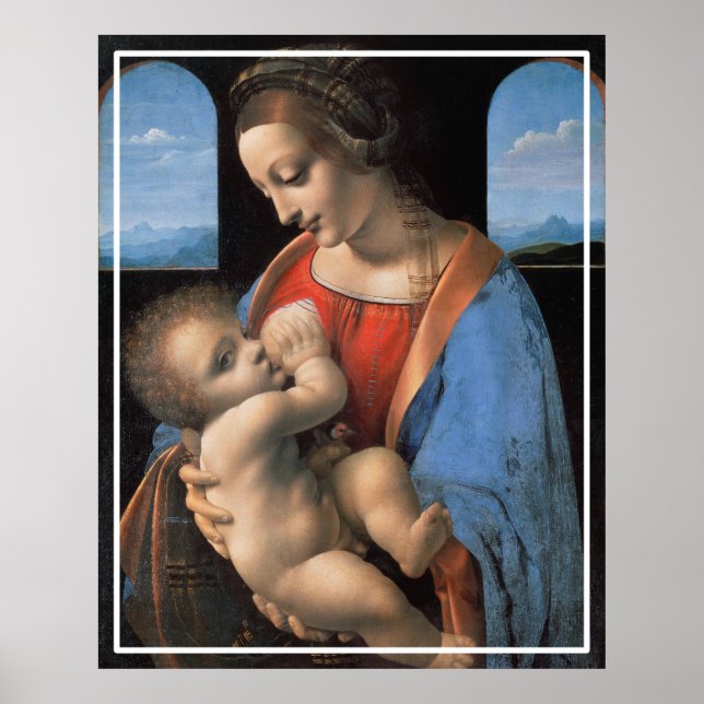 The Virgin Mary Breastfeeding The Christ Child-324 Poster (Front)