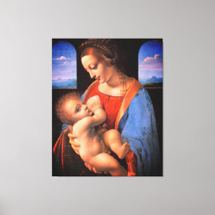 The Virgin Mary Breastfeeding The Christ Child Canvas Print