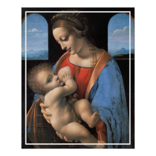 The Virgin Mary Breastfeeding The Christ Child Poster