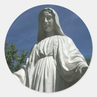 The Virgin Mary Classic Round Sticker