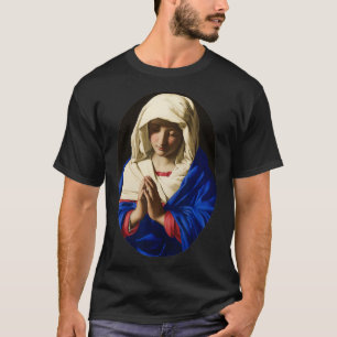The Virgin Mary in Prayer Catholic T-Shirt