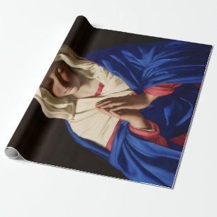 The Virgin Mary in Prayer Wrapping Paper
