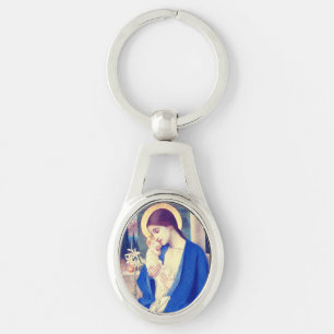 The Virgin Mary & Infant Jesus Renaissance Grace Key Ring