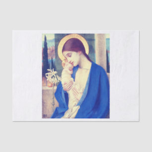 The Virgin Mary & Infant Jesus Renaissance Grace Tissue Paper