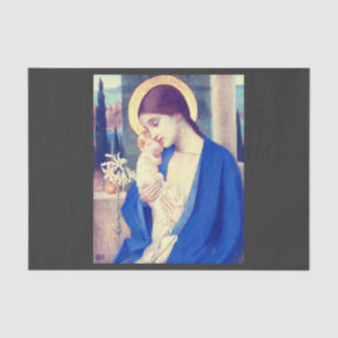 The Virgin Mary & Infant Jesus Renaissance Grace Tissue Paper