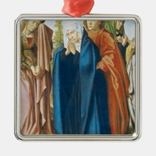 The Virgin Mary with St. John the Evangelist Metal Tree Decoration